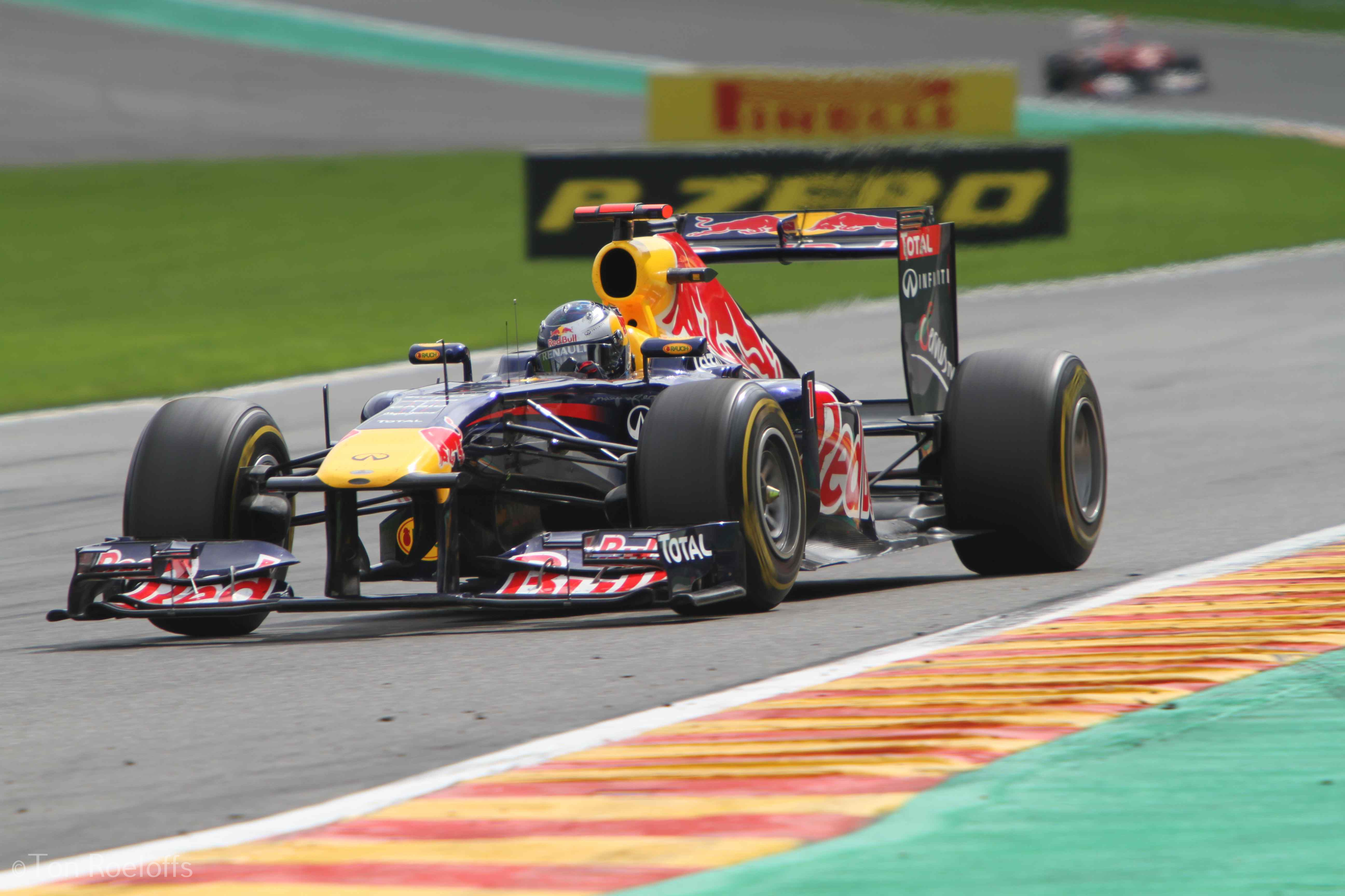 Vettel verremt zich